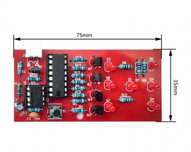 Electronic Dice DIY Kits, Fun LED Lucky Dice Electronic Soldering Teaching Practice Kits